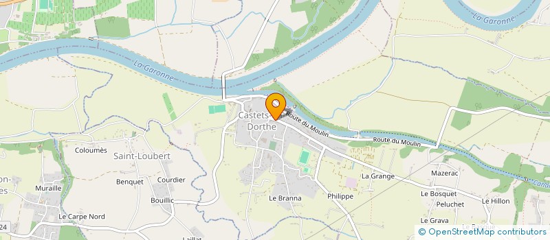 localisation de l'entreprise MONSIEUR EDGAR SALVADOR VELA PALLARES  CASTETS ET CASTILLON