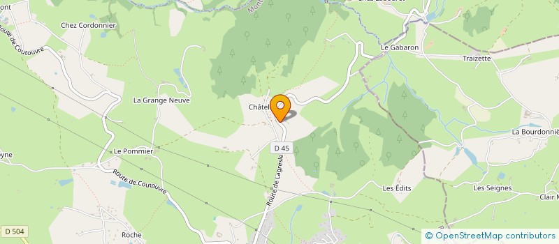 localisation de l'entreprise MONSIEUR EDGAR VERNAY  MONTAGNY