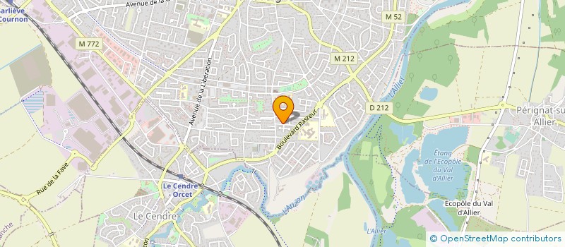 localisation de l'entreprise MONSIEUR EDGARD CLEMENTZ  COURNON-D'AUVERGNE