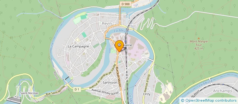 localisation de l'entreprise MONSIEUR EDGARD DACHE  REVIN