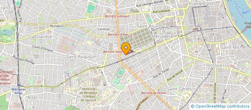 localisation de l'entreprise MONSIEUR EDGARD DIOUF à BORDEAUX