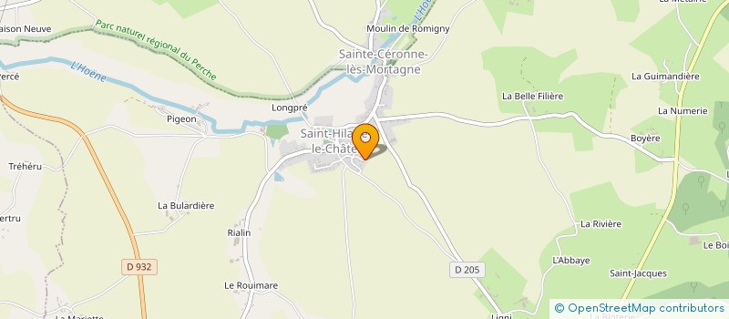 localisation de l'entreprise MONSIEUR EDGARD DIVAL à SAINT-HILAIRE-LE-CHATEL