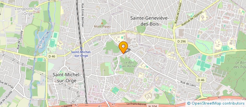 localisation de l'entreprise MONSIEUR EDGARD GANCEAR à SAINT-MICHEL-SUR-ORGE