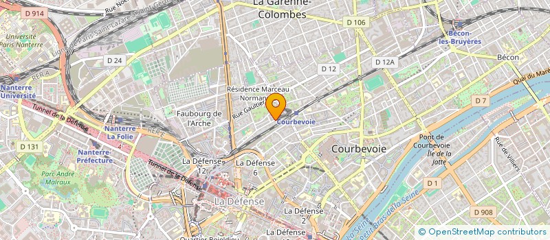 localisation de l'entreprise MONSIEUR EDGARD HELTAI à COURBEVOIE