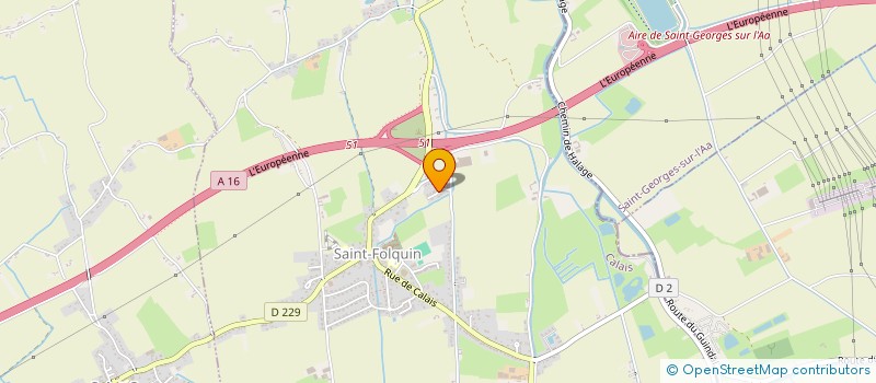 localisation de l'entreprise MONSIEUR EDGARD LAMBRECHT  SAINT-FOLQUIN