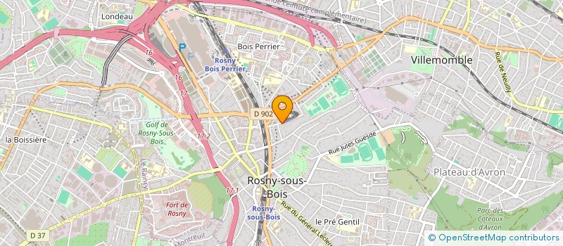 localisation de l'entreprise MONSIEUR EDGARD LASSONNIER à ROSNY-SOUS-BOIS