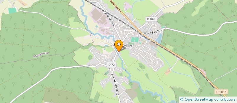 localisation de l'entreprise MONSIEUR EDGARD LEDIG  MERTZWILLER