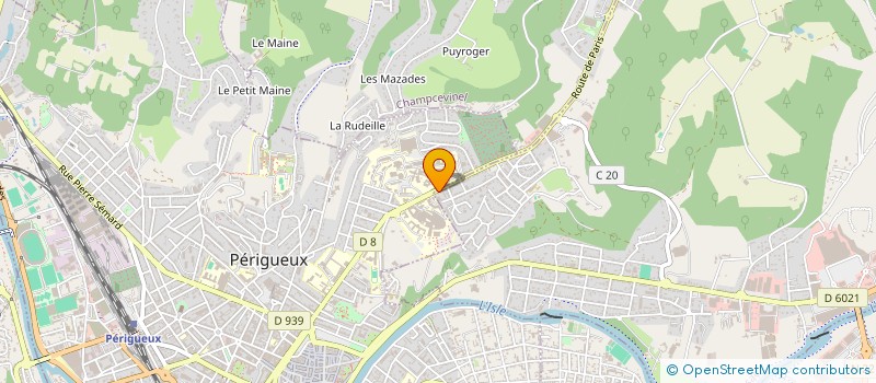 localisation de l'entreprise MONSIEUR EDGARD SIMPLICE MOITSINGA à PERIGUEUX