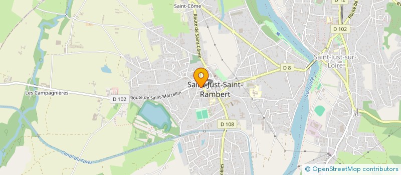 localisation de l'entreprise MONSIEUR EDGARD SOLEYANT  SAINT-JUST-SAINT-RAMBERT