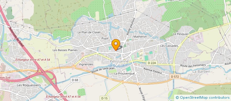 localisation de l'entreprise MONSIEUR EDGARD VEAU  PELISSANNE