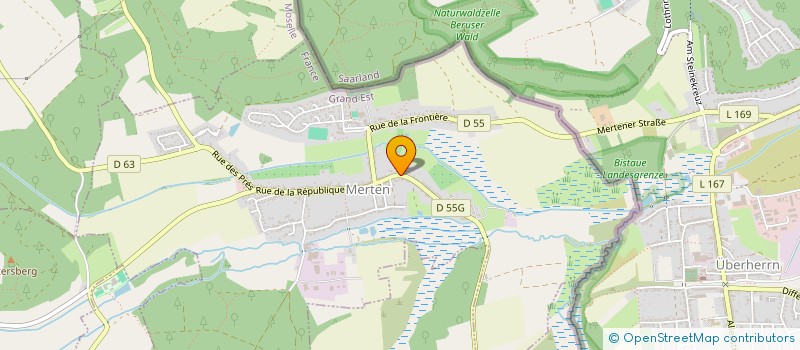 localisation de l'entreprise MONSIEUR EDGARD WAGNER  MERTEN