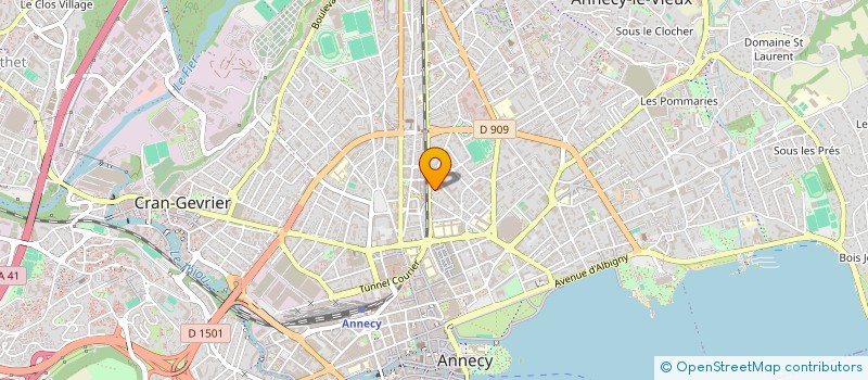 localisation de l'entreprise MONSIEUR EDGARD YOU  ANNECY