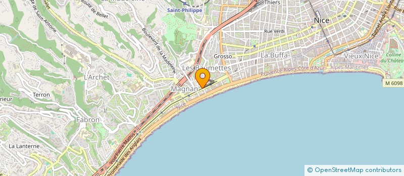 localisation de l'entreprise MONSIEUR EDGARS KATISEVS à NICE