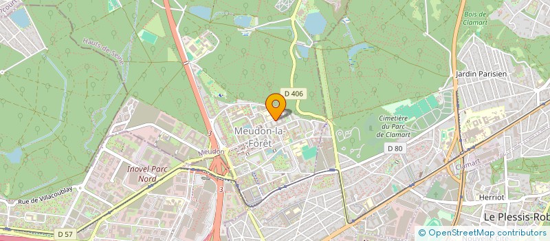 localisation de l'entreprise MONSIEUR EDI DJOCO PEREIRA  MEUDON