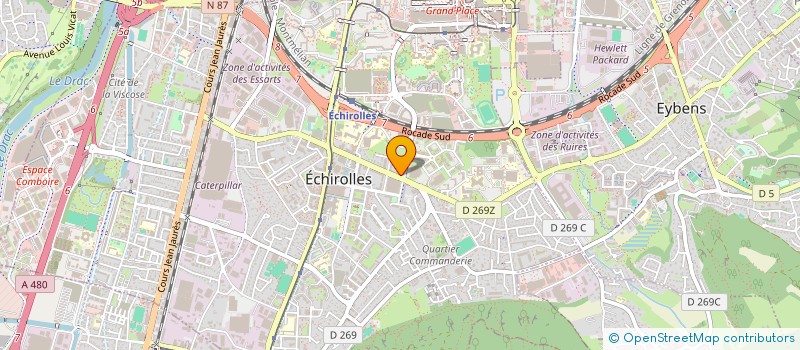 localisation de l'entreprise MONSIEUR EDI SELIMI  ECHIROLLES