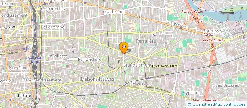 localisation de l'entreprise MONSIEUR EDI ZAFRAN  VILLEURBANNE