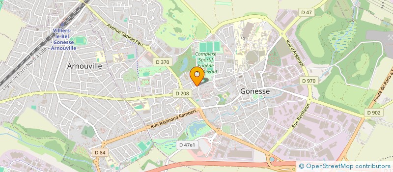 localisation de l'entreprise MONSIEUR EDIB IPEKOGLU  GONESSE