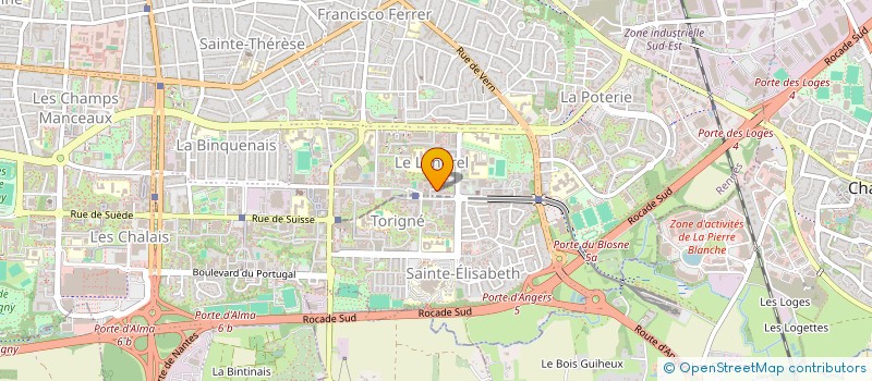 localisation de l'entreprise MONSIEUR EDIE-EGE KALAYCI  RENNES