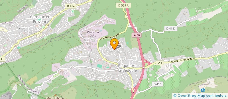 localisation de l'entreprise MONSIEUR EDIE TEMPIER à ROQUEFORT-LA-BEDOULE