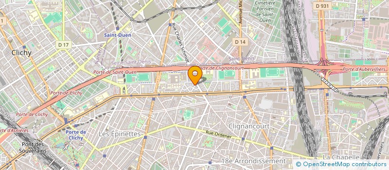 localisation de l'entreprise MONSIEUR EDIGBEU GNAMIEN  PARIS