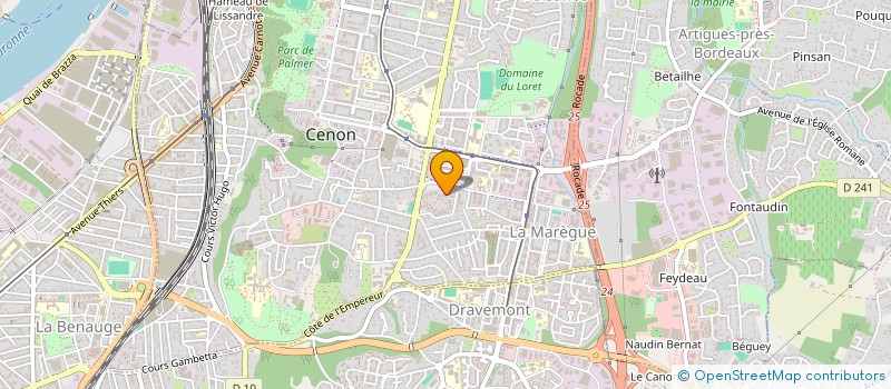 localisation de l'entreprise MONSIEUR EDIK AGARONIAN  CENON