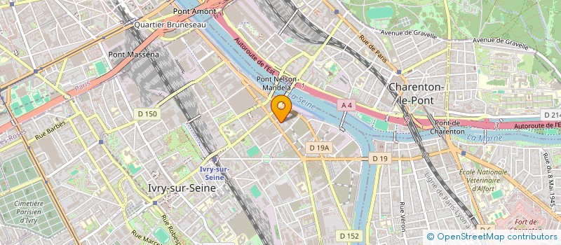 localisation de l'entreprise MONSIEUR EDILSON JOSE DIAS FURTADO PEREIRA  IVRY-SUR-SEINE