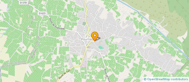 localisation de l'entreprise MONSIEUR EDILSON SEMEDO SILVA FURTADO à POURRIERES