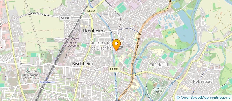 localisation de l'entreprise MONSIEUR EDIN KUSTURA à BISCHHEIM