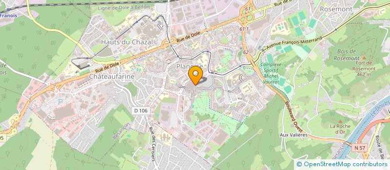 localisation de l'entreprise MONSIEUR EDIN MASOVIC à BESANCON
