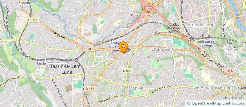 localisation de l'entreprise MONSIEUR EDISON AHMETAJ  TASSIN-LA-DEMI-LUNE