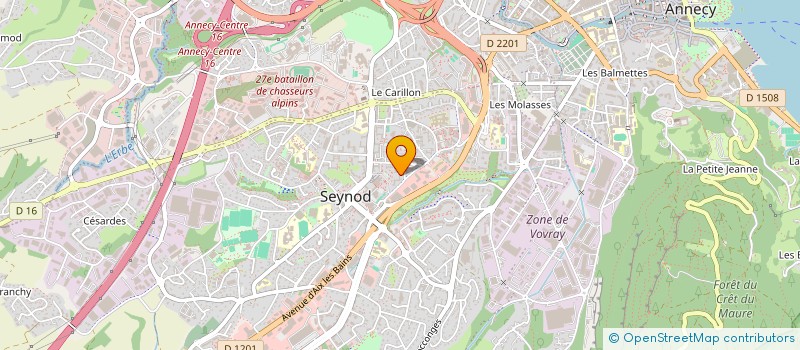 localisation de l'entreprise MONSIEUR EDISON SALIHU  ANNECY