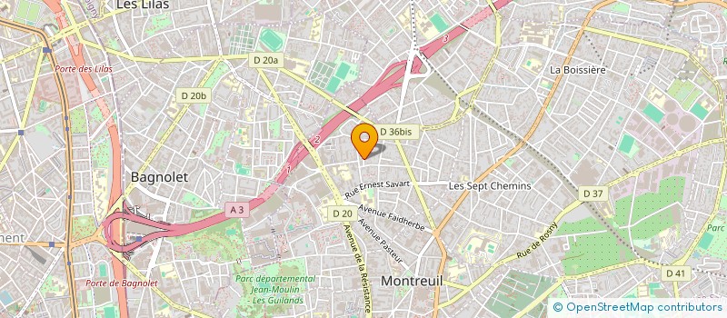 localisation de l'entreprise MONSIEUR EDISON ST PAUL à MONTREUIL