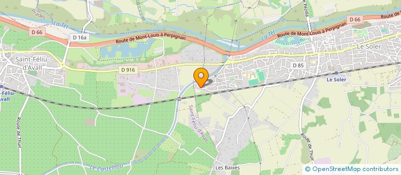 localisation de l'entreprise MONSIEUR EDITH FONT  LE SOLER