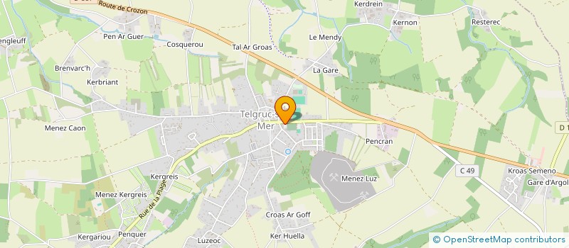 localisation de l'entreprise MONSIEUR EDJY BEAUTOUR  TELGRUC-SUR-MER