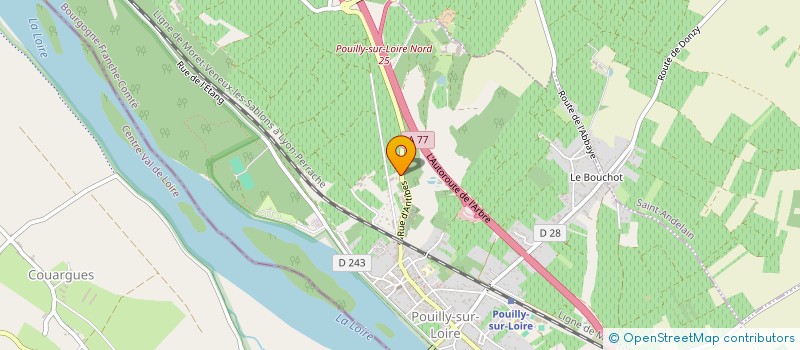 localisation de l'entreprise MONSIEUR EDME FIGEAT à POUILLY-SUR-LOIRE