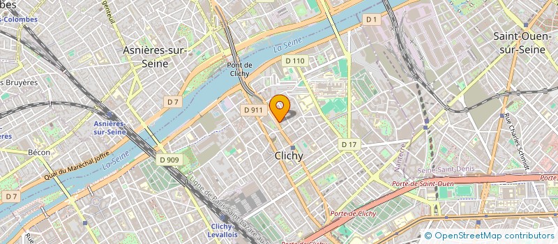 localisation de l'entreprise MONSIEUR EDME SOMEDO SAWADOGO à CLICHY