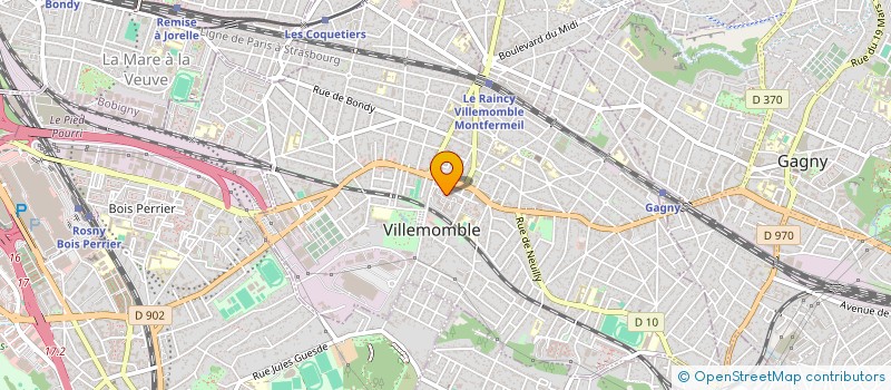 localisation de l'entreprise MONSIEUR EDMILSON DE AMARANTE à VILLEMOMBLE