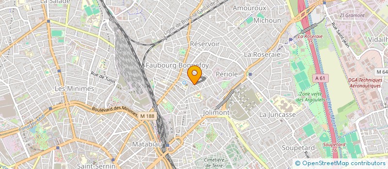 localisation de l'entreprise MONSIEUR EDMILSON DE CARVALHO CORREIA à TOULOUSE