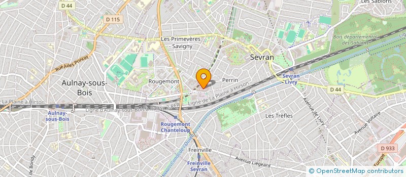 localisation de l'entreprise MONSIEUR EDMILSON TAVARES FERNANDES  SEVRAN