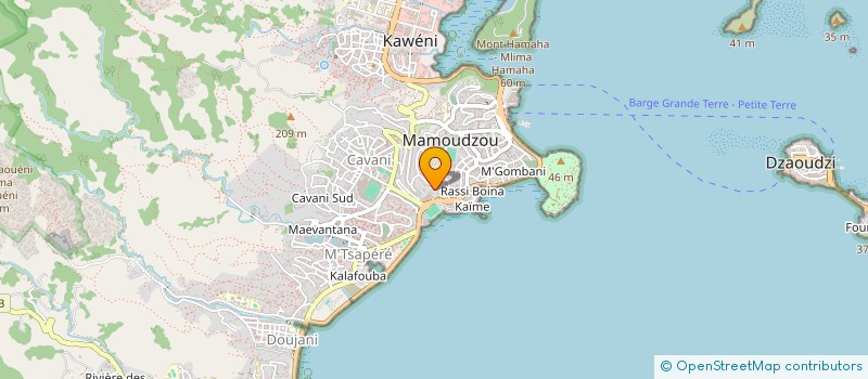 localisation de l'entreprise MONSIEUR EDMOND ANDRE SORRIBAS à MAMOUDZOU