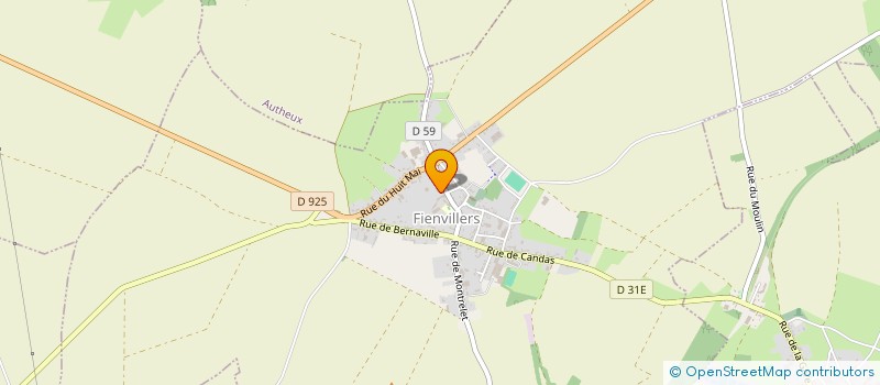 localisation de l'entreprise MONSIEUR EDMOND ANQUEZ  FIENVILLERS
