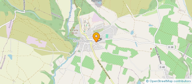 localisation de l'entreprise MONSIEUR EDMOND ARATOR  MOUSSOULENS