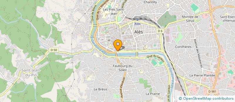 localisation de l'entreprise MONSIEUR EDMOND ATTALI  ALES