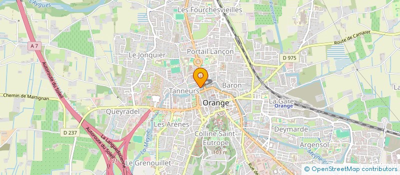 localisation de l'entreprise MONSIEUR EDMOND BASTIANI à ORANGE