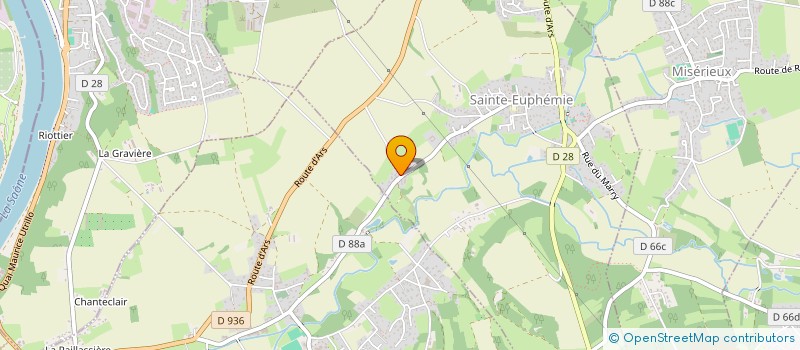 localisation de l'entreprise MONSIEUR EDMOND BELLET  SAINTE-EUPHEMIE