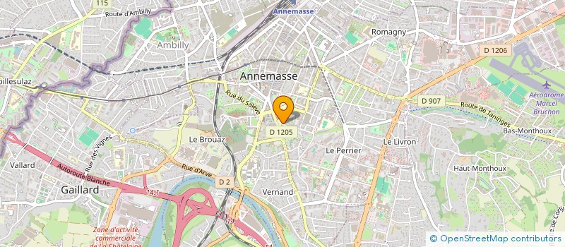 localisation de l'entreprise MONSIEUR EDMOND BERNAZ à ANNEMASSE