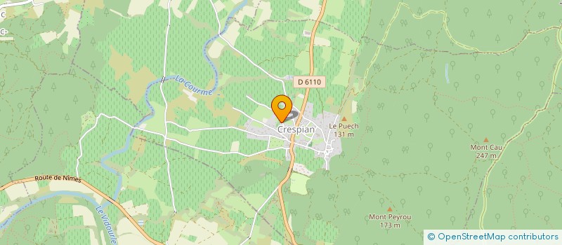 localisation de l'entreprise MONSIEUR EDMOND BLONDEAU à CRESPIAN