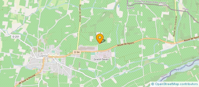 localisation de l'entreprise MONSIEUR EDMOND BONNEFOI  TULETTE