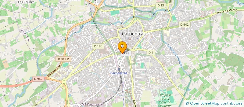 localisation de l'entreprise MONSIEUR EDMOND BOREL  CARPENTRAS