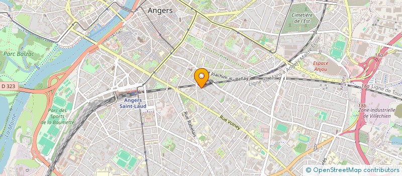 localisation de l'entreprise MONSIEUR EDMOND BOSQUILLON DE JENLIS à ANGERS